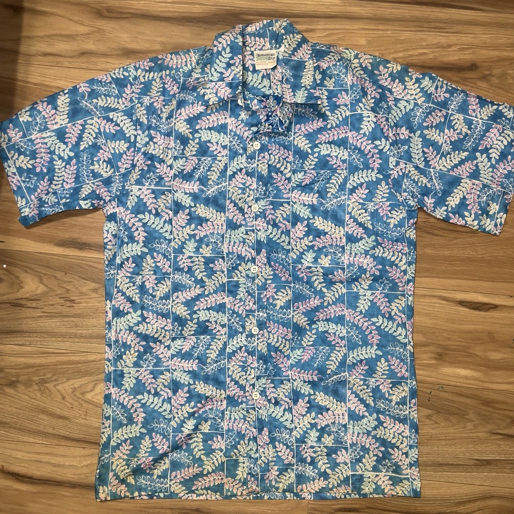 Blue Floral Men's Shirt
